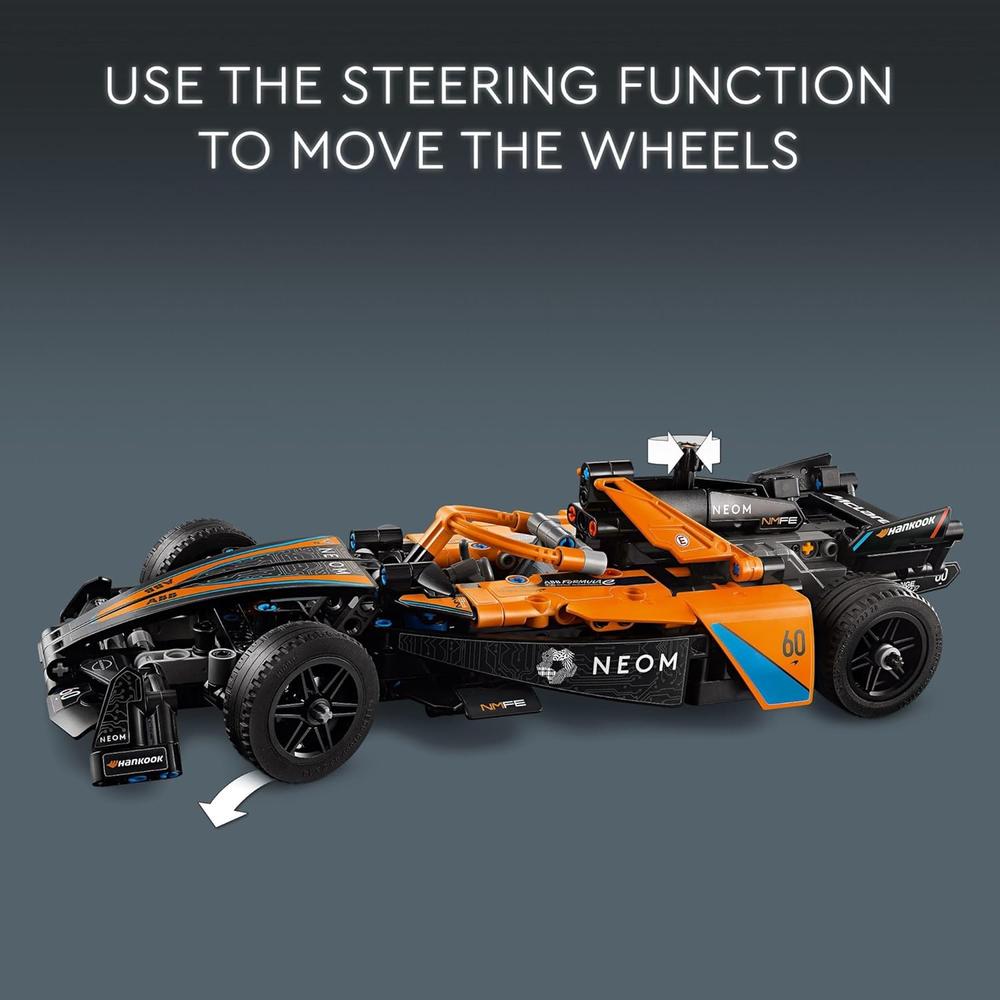 LEGO TECHNIC NEOM MCLAREN FÓRMULA E, COCHE DE CONSTRUCCIÓN PARA NIÑOS - 4