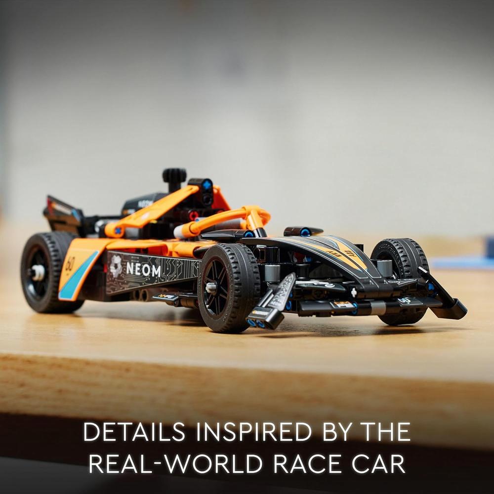 LEGO TECHNIC NEOM MCLAREN FÓRMULA E, COCHE DE CONSTRUCCIÓN PARA NIÑOS - 5