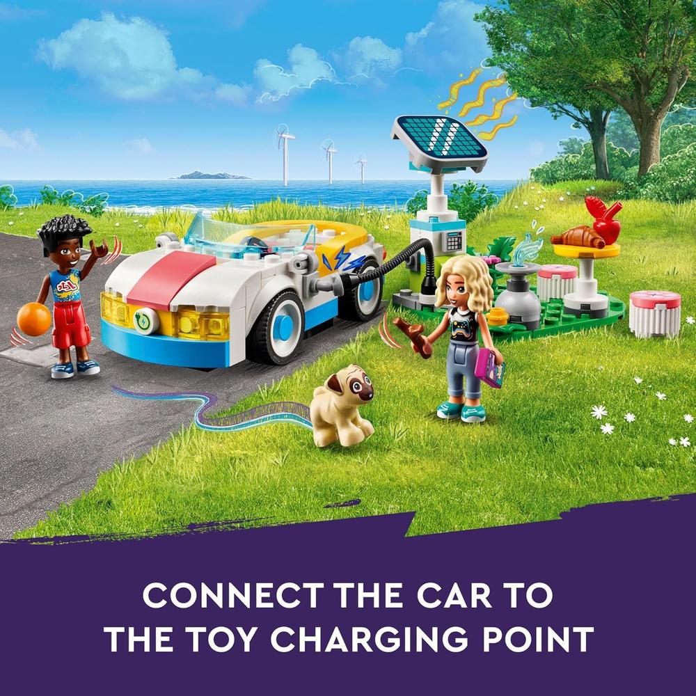 LEGO FRIENDS COCHE ELÉCTRICO Y CARGADOR CON MINIMUÑECAS NOVA Y ZAC - 3