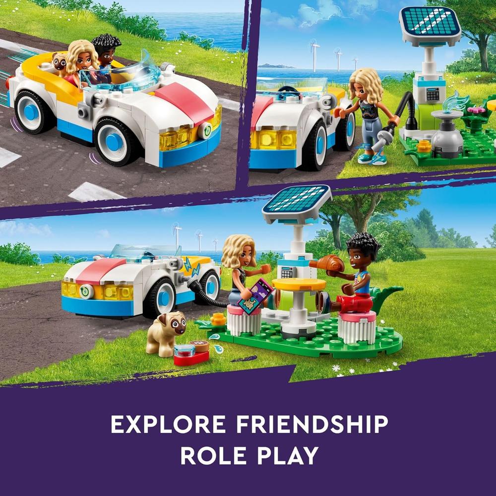 LEGO FRIENDS COCHE ELÉCTRICO Y CARGADOR CON MINIMUÑECAS NOVA Y ZAC - 5