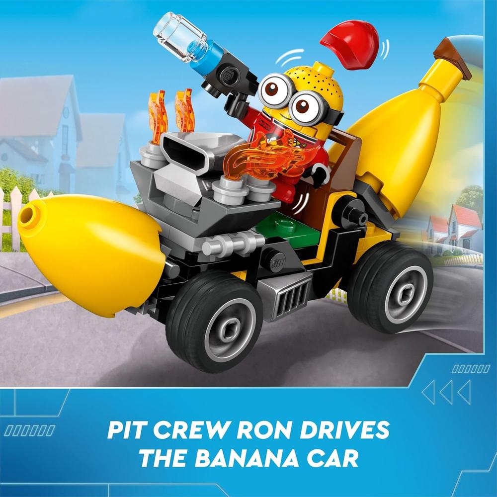 LEGO MINIONS GRU 4 Y COCHE PLÁTANO, JUGUETE CREATIVO DE CONSTRUCCIÓN - 3