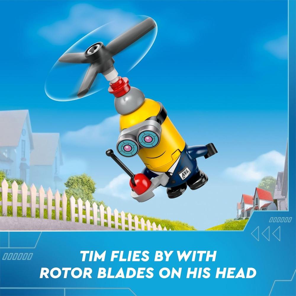 LEGO MINIONS GRU 4 Y COCHE PLÁTANO, JUGUETE CREATIVO DE CONSTRUCCIÓN - 5