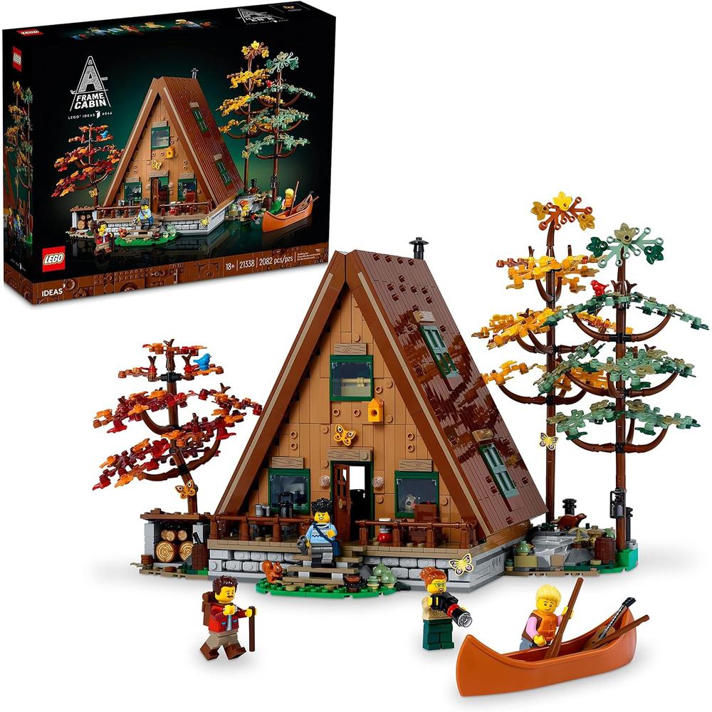 LEGO IDEAS CABAÑA TIPO A SET DETALLADO DE MAQUETA DE CASA PARA ADULTOS FANS - 1