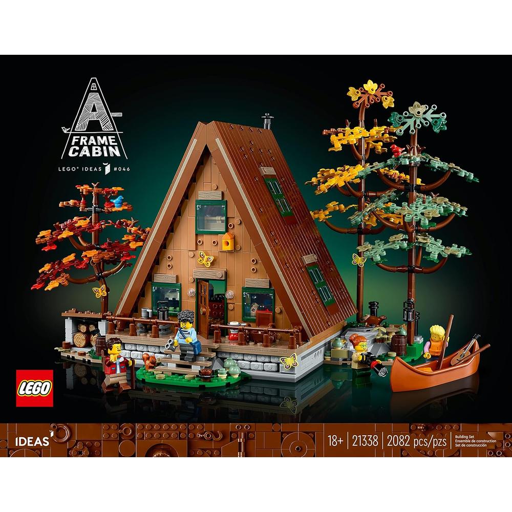 LEGO IDEAS CABAÑA TIPO A SET DETALLADO DE MAQUETA DE CASA PARA ADULTOS FANS - 2