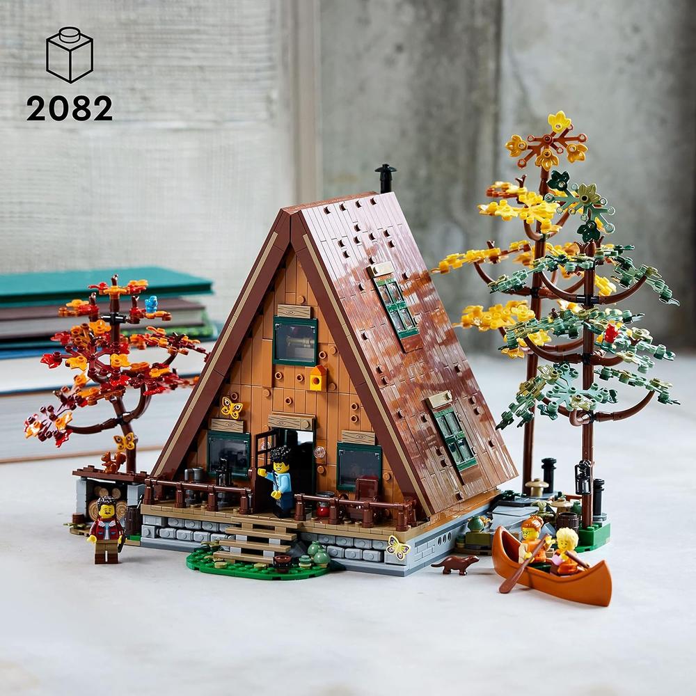 LEGO IDEAS CABAÑA TIPO A SET DETALLADO DE MAQUETA DE CASA PARA ADULTOS FANS - 3