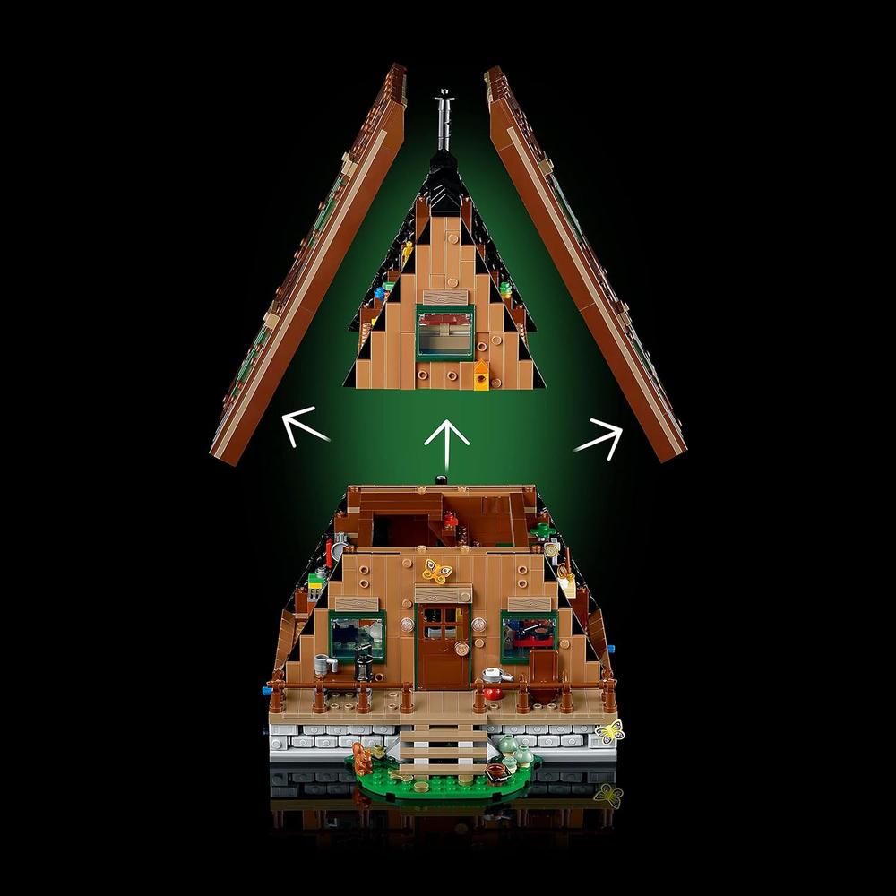 LEGO IDEAS CABAÑA TIPO A SET DETALLADO DE MAQUETA DE CASA PARA ADULTOS FANS - 4