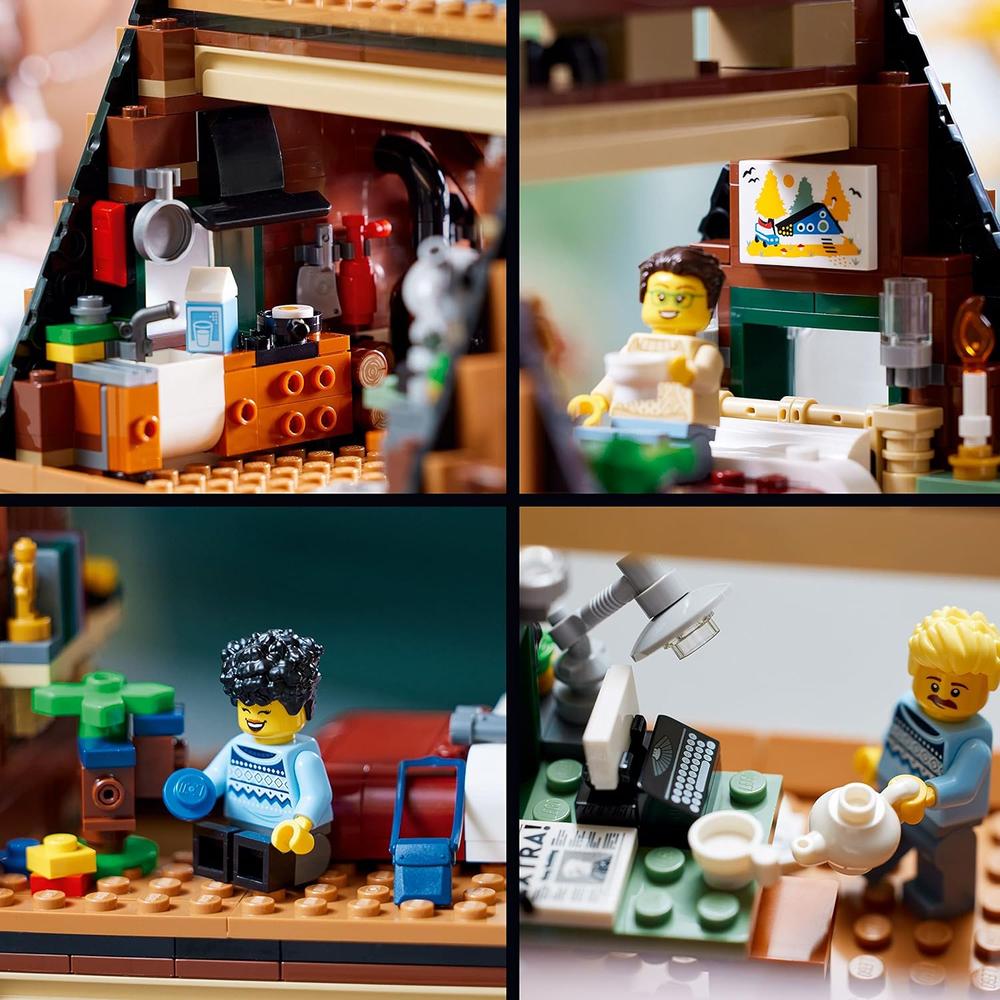 LEGO IDEAS CABAÑA TIPO A SET DETALLADO DE MAQUETA DE CASA PARA ADULTOS FANS - 6