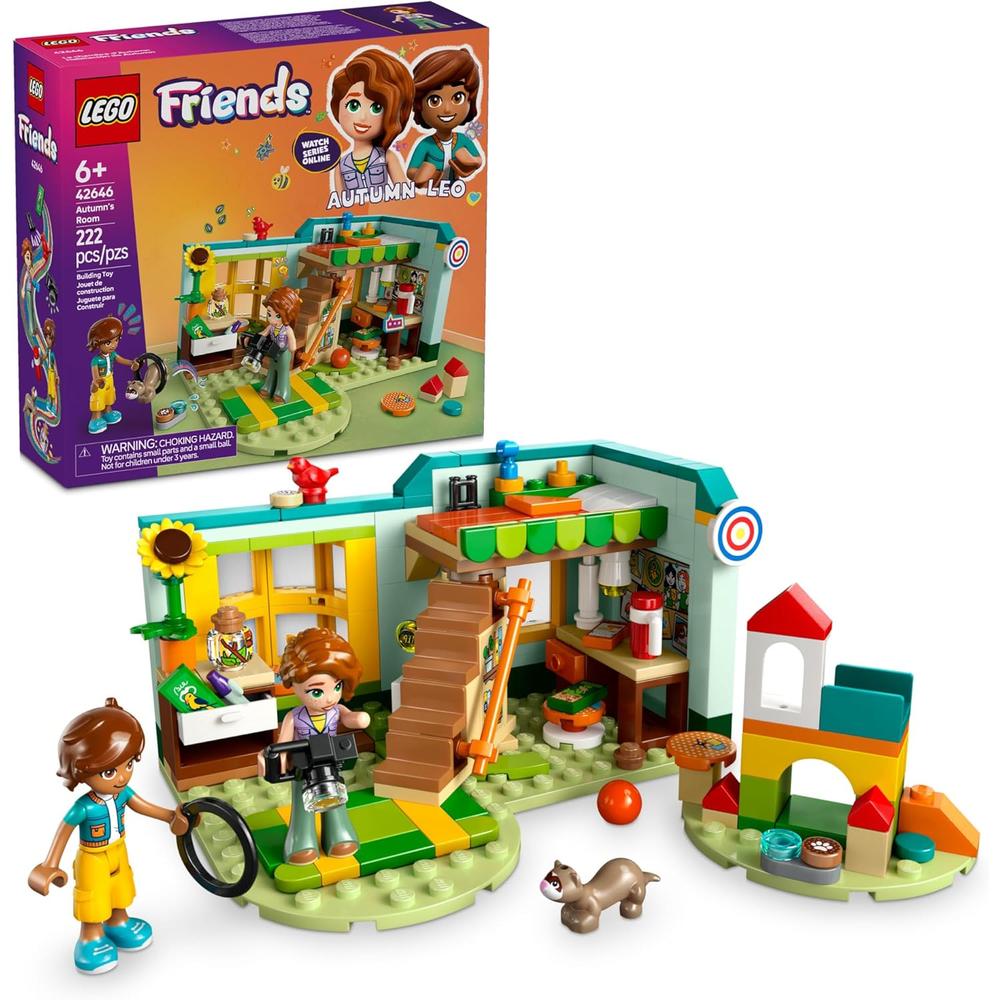 LEGO FRIENDS HABITACIÓN DE OTOÑO, SET DE CONSTRUCCIÓN CON MINIMUÑECAS Y ANIMALES - 1