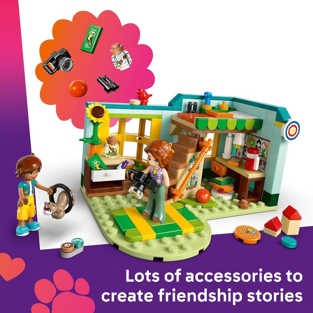 LEGO FRIENDS HABITACIÓN DE OTOÑO, SET DE CONSTRUCCIÓN CON MINIMUÑECAS Y ANIMALES - 5