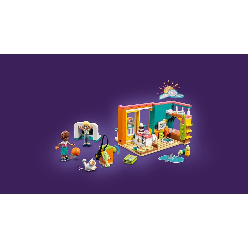 LEGO FRIENDS HABITACIÓN DE LEO SET DE JUEGO REPOSTERÍA CON MINIMUÑECA Y MASCOTA - 3
