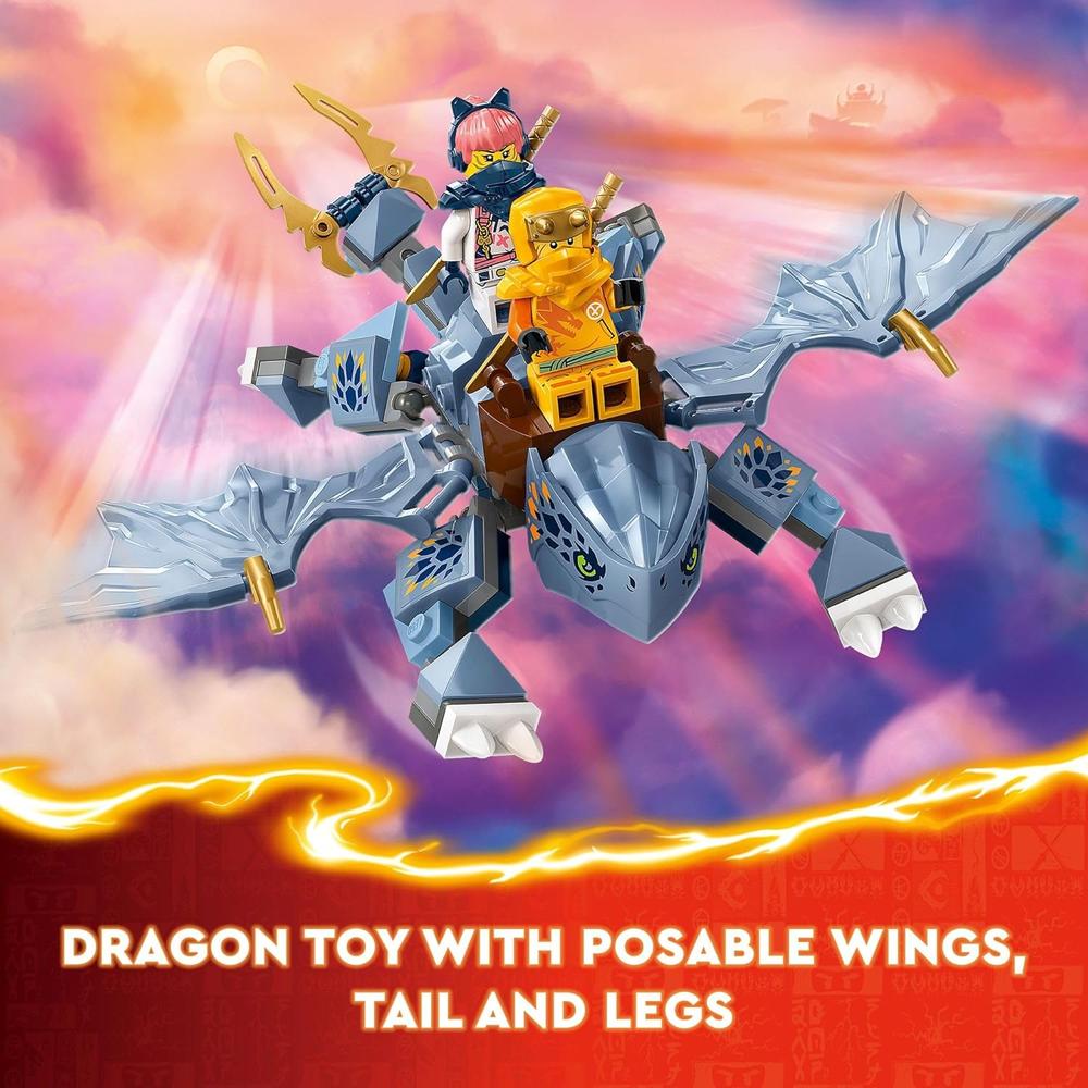 LEGO NINJAGO DRAGÓN JOVEN RIYU CON 3 MINIFIGURAS, SET DE AVENTURAS - 3