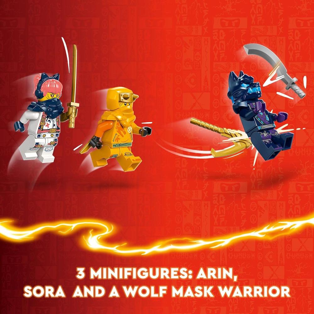 LEGO NINJAGO DRAGÓN JOVEN RIYU CON 3 MINIFIGURAS, SET DE AVENTURAS - 4