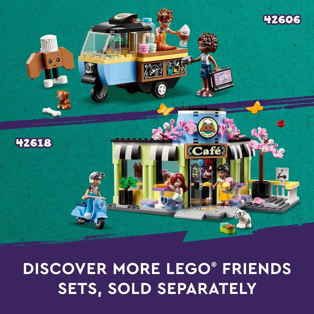 LEGO FRIENDS CAFETERÍA DE HEARTLAKE CITY, SET DE PANADERÍA CON MINI MUÑECAS Y PERRO - 6