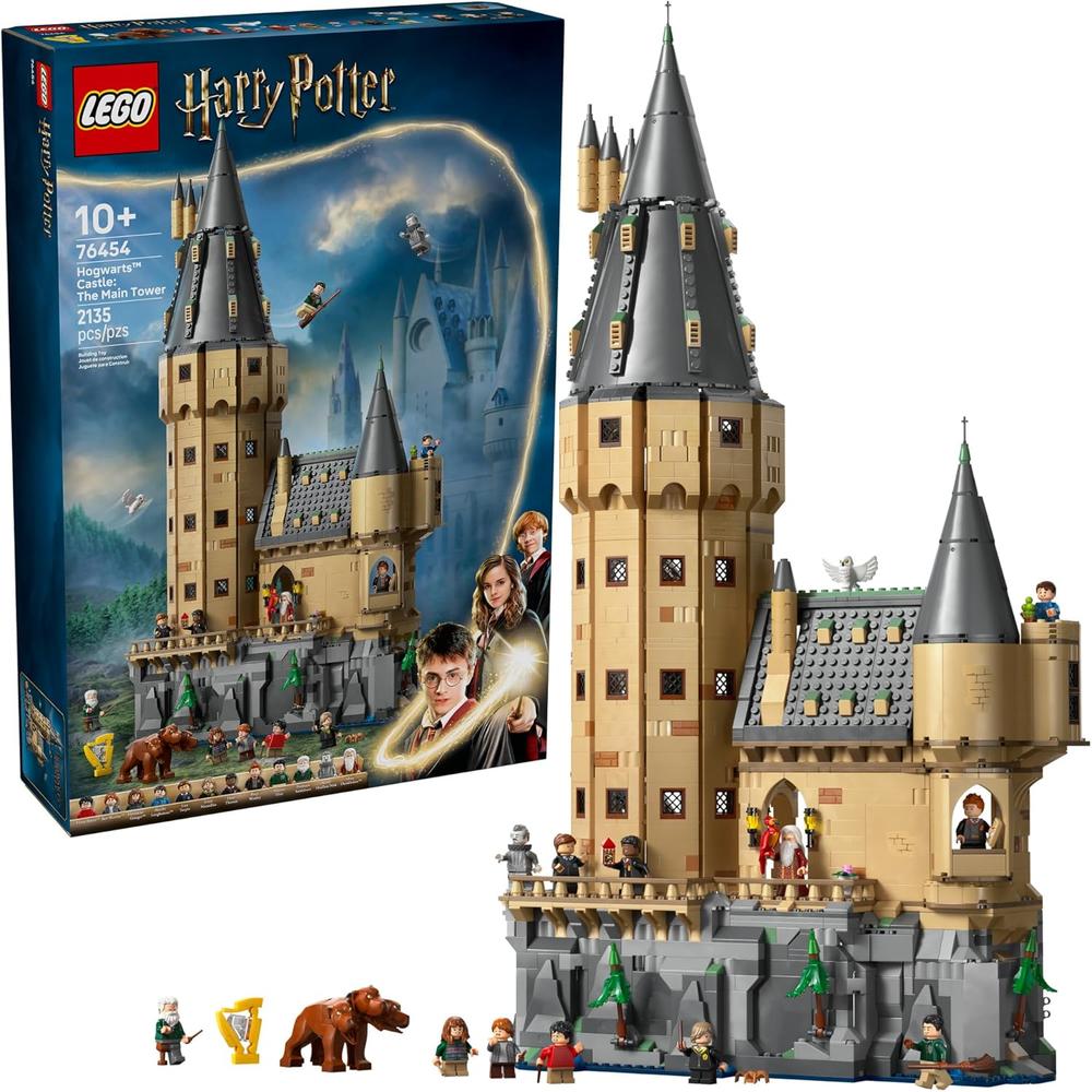 CASTILLO DE HOGWARTS DE LEGO HARRY POTTER, TORRE PRINCIPAL CON MINIFIGURAS - 1