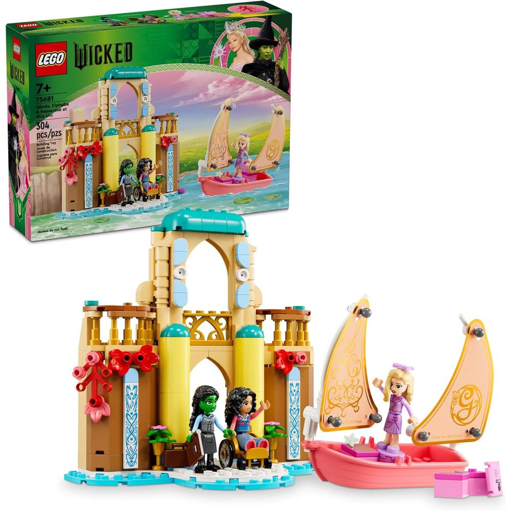 LEGO WICKED GLINDA, ELPHABA Y NESSAROSE EN UNIVERSIDAD SHIZ, JUGUETE - 1