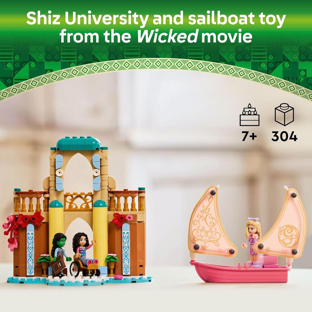 LEGO WICKED GLINDA, ELPHABA Y NESSAROSE EN UNIVERSIDAD SHIZ, JUGUETE - 2