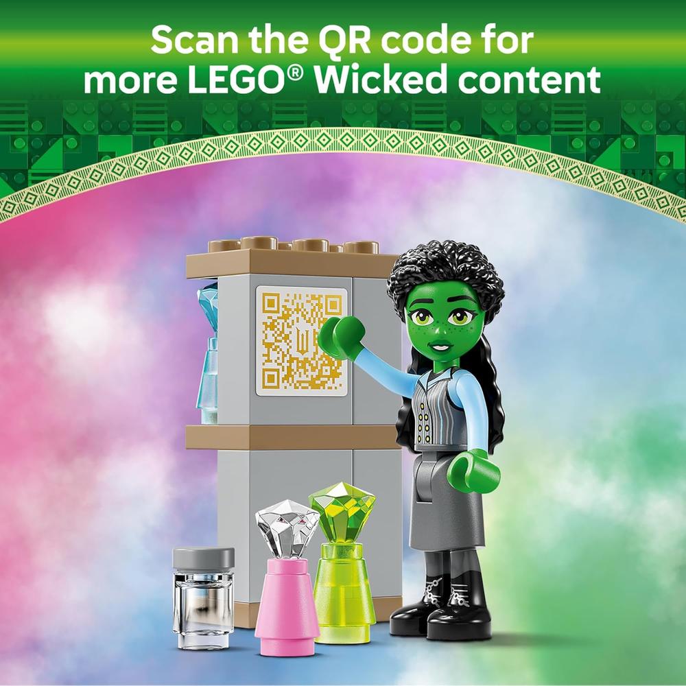 LEGO WICKED GLINDA, ELPHABA Y NESSAROSE EN UNIVERSIDAD SHIZ, JUGUETE - 6
