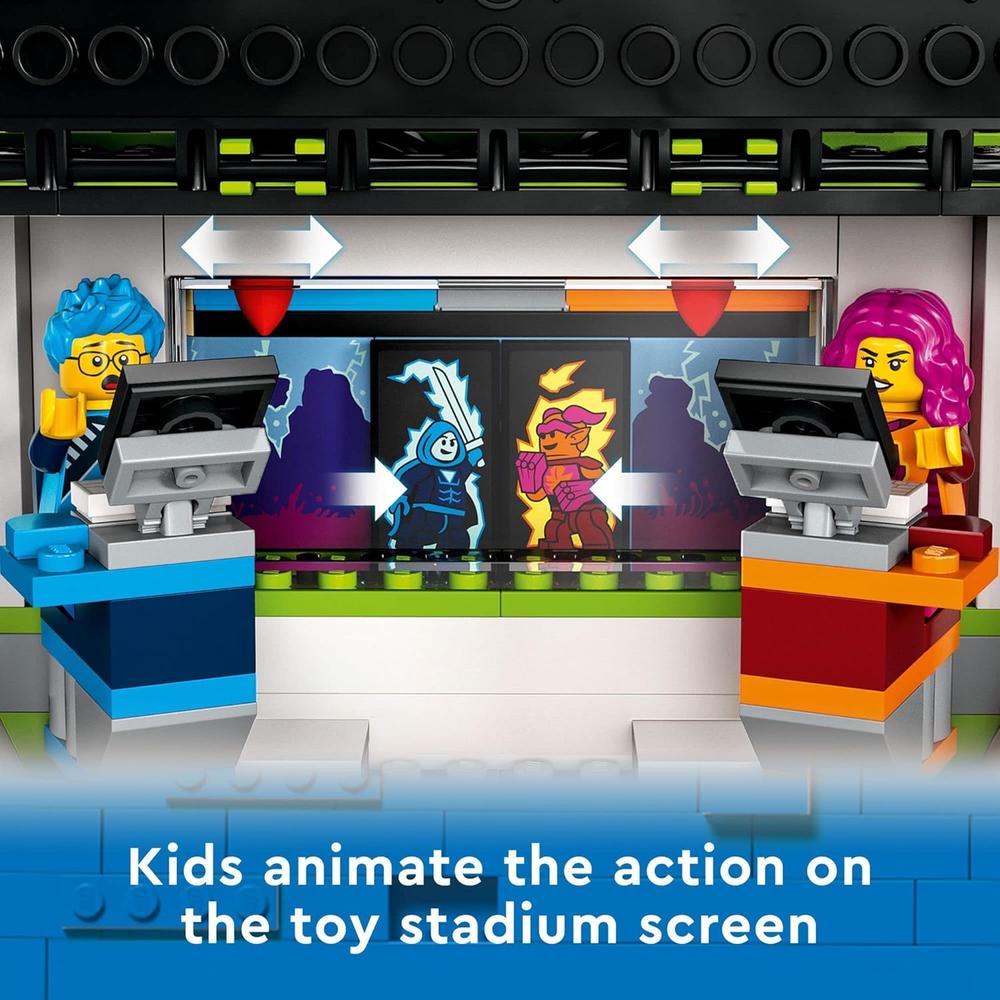 LEGO CITY CAMIÓN DE TORNEO DE VIDEOJUEGOS SET GAMER CON MINIFIGURAS Y PANTALLAS - 4
