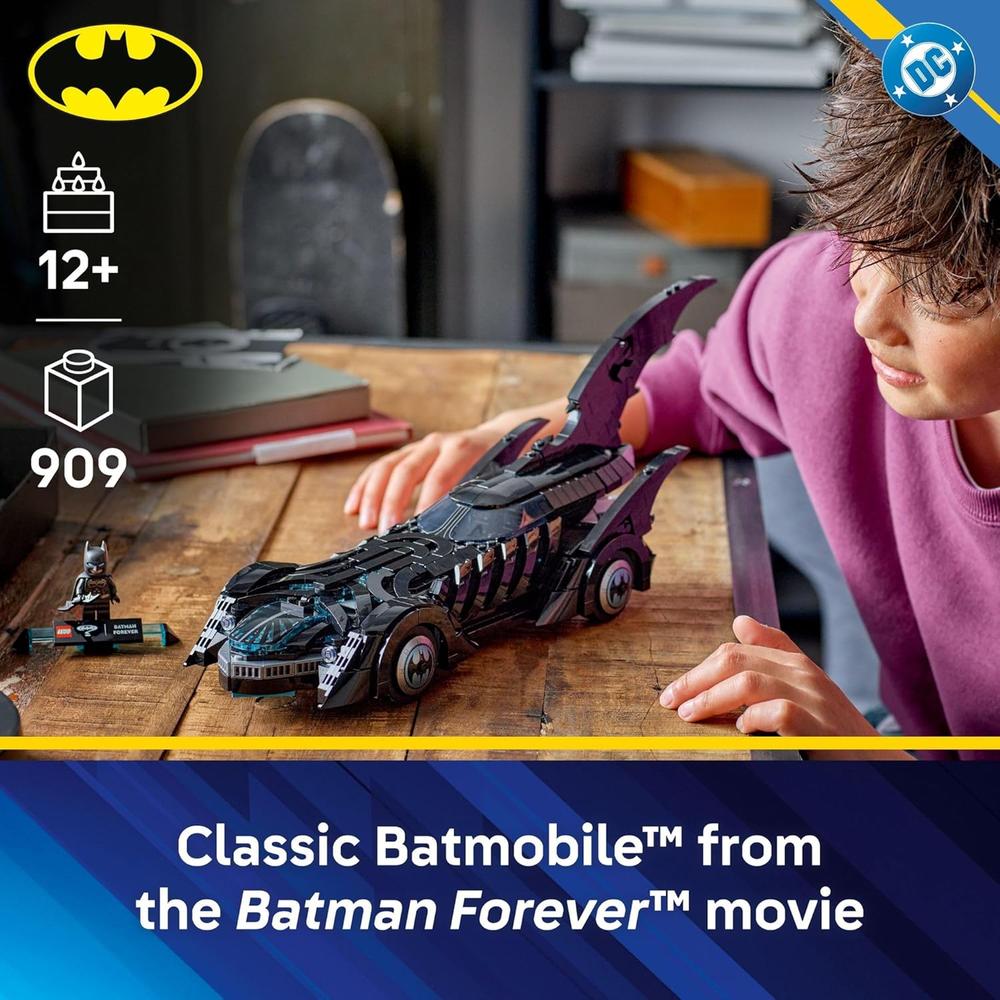 LEGO DC BATMAN BATMÓVIL FOREVER, JUGUETE DE CONSTRUCCIÓN CON MINIFIGURA - 2