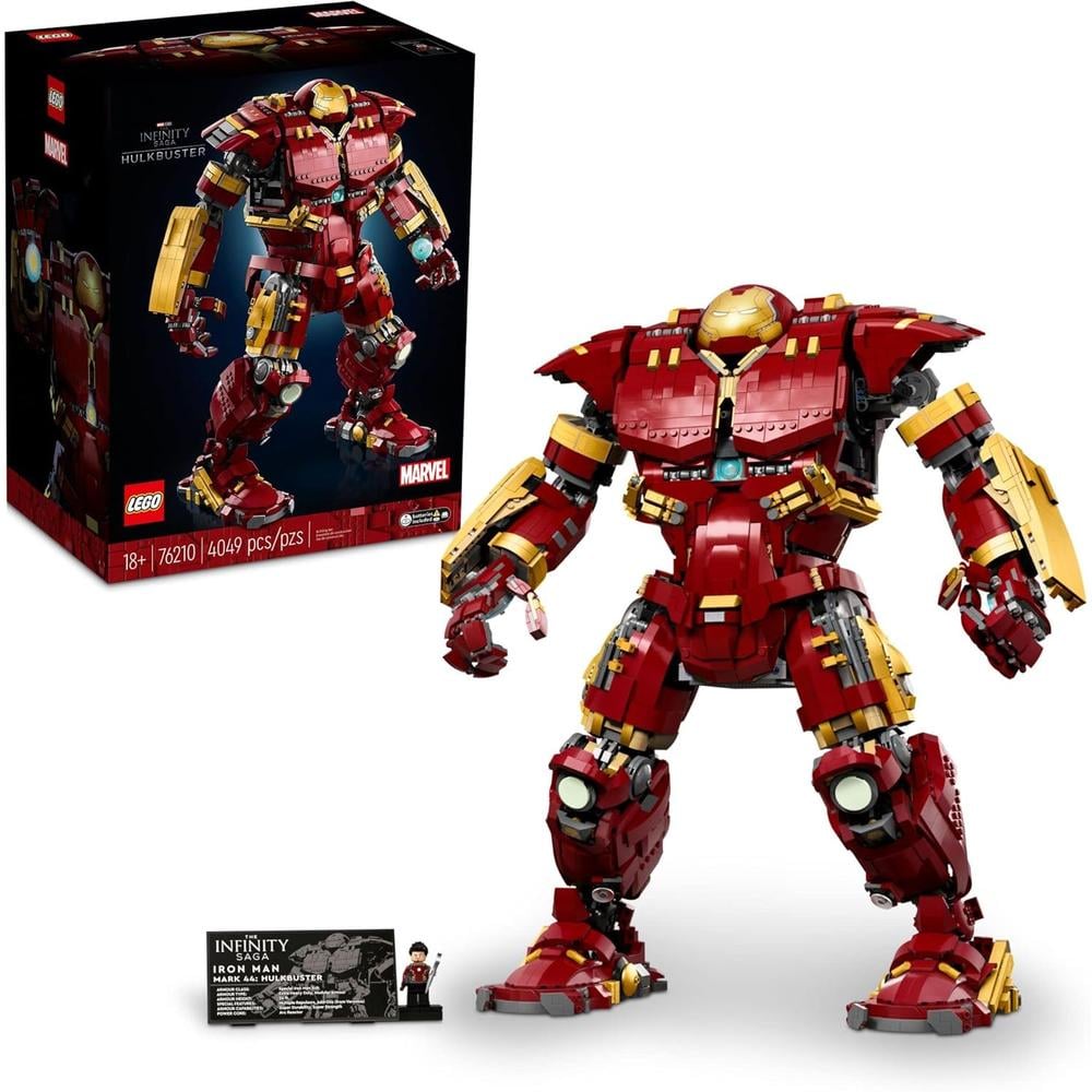 LEGO MARVEL HULKBUSTER SET INSPIRADO EN LOS VENGADORES MODELO DE EXHIBICIÓN ADULTO - 1