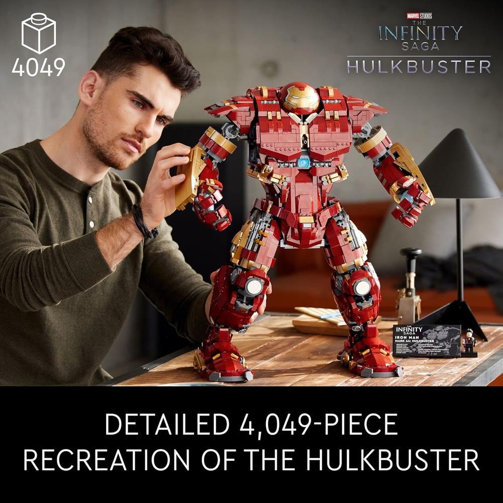 LEGO MARVEL HULKBUSTER SET INSPIRADO EN LOS VENGADORES MODELO DE EXHIBICIÓN ADULTO - 2