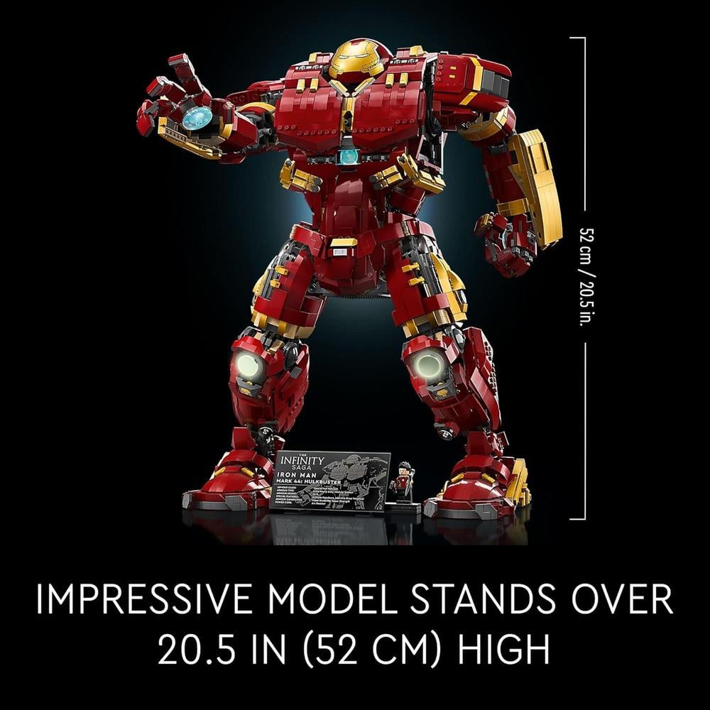 LEGO MARVEL HULKBUSTER SET INSPIRADO EN LOS VENGADORES MODELO DE EXHIBICIÓN ADULTO - 3