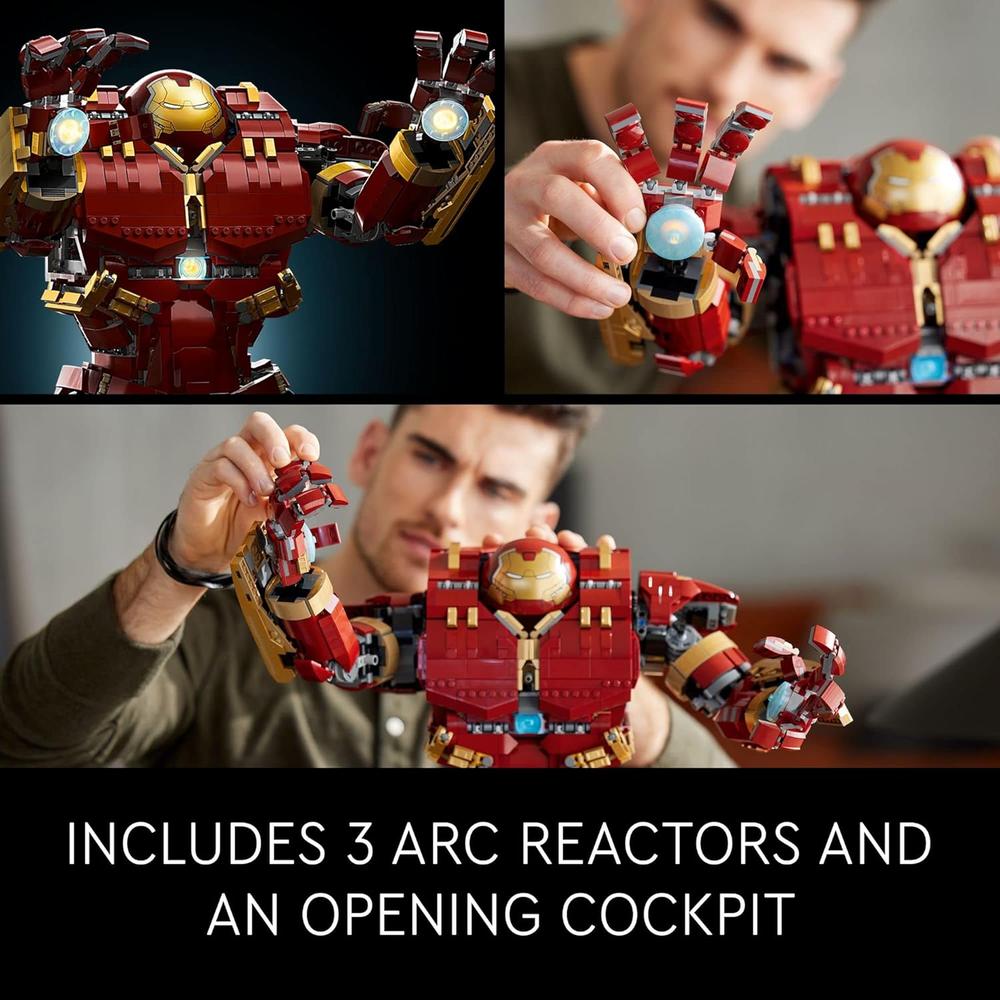 LEGO MARVEL HULKBUSTER SET INSPIRADO EN LOS VENGADORES MODELO DE EXHIBICIÓN ADULTO - 4