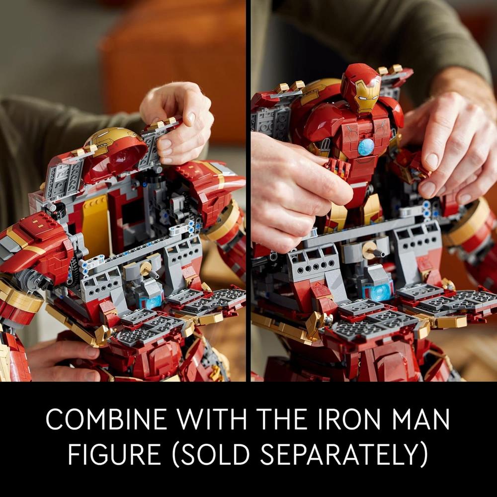 LEGO MARVEL HULKBUSTER SET INSPIRADO EN LOS VENGADORES MODELO DE EXHIBICIÓN ADULTO - 5