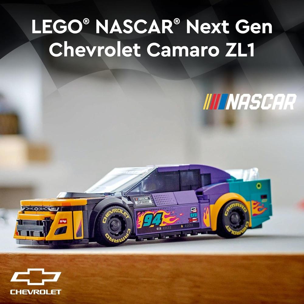 LEGO SPEED CHAMPIONS NASCAR CHEVROLET CAMARO ZL1, COCHE DE CARRERAS COLECCIONABLE - 2