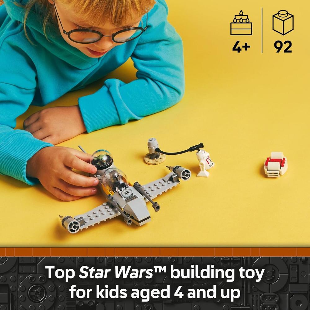 LEGO STAR WARS MANDALORIANO CAZA N-1 DE MANDO Y GROGU, JUGUETE PREESCOLAR - 2