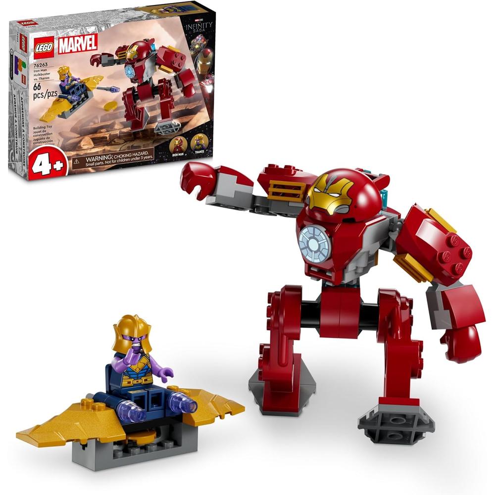 LEGO MARVEL IRON MAN HULKBUSTER VS THANOS SET DE CONSTRUCCIÓN CON FIGURAS - 1