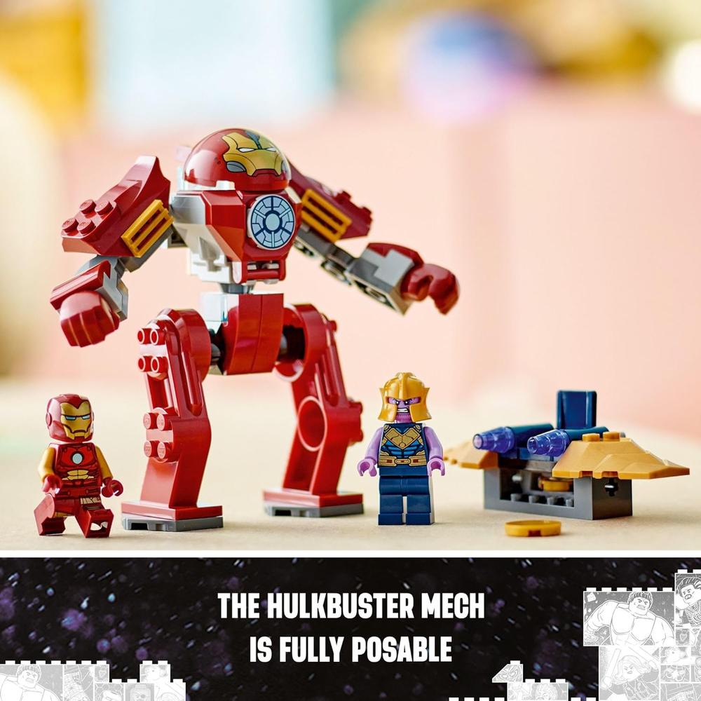 LEGO MARVEL IRON MAN HULKBUSTER VS THANOS SET DE CONSTRUCCIÓN CON FIGURAS - 4