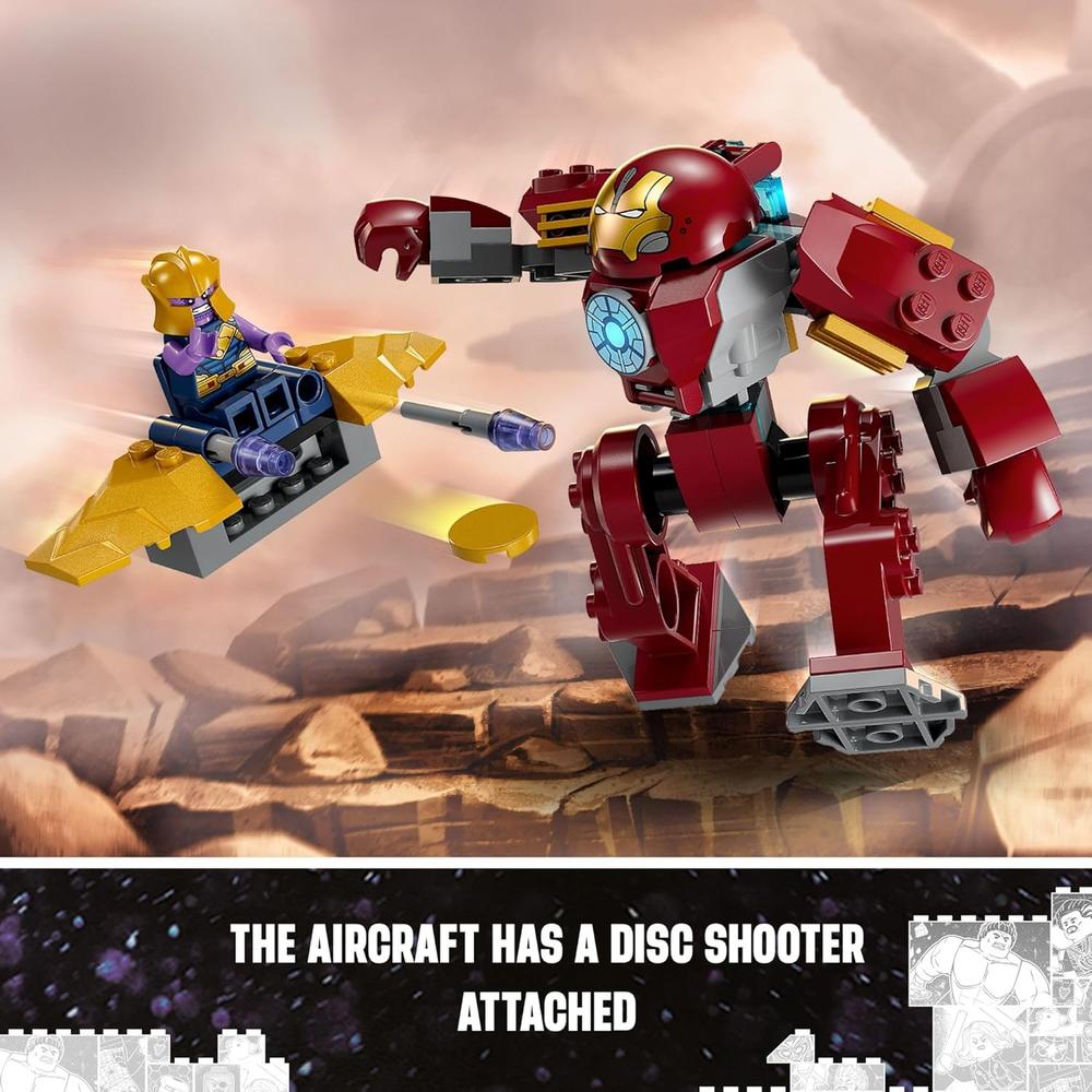 LEGO MARVEL IRON MAN HULKBUSTER VS THANOS SET DE CONSTRUCCIÓN CON FIGURAS - 6