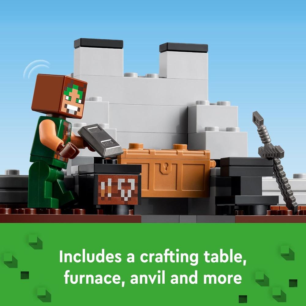 LEGO MINECRAFT FORTALEZA DEL LOBO, CASTILLO DE ACCIÓN CON MINIFIGURAS - 5