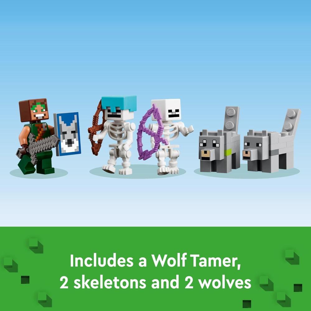 LEGO MINECRAFT FORTALEZA DEL LOBO, CASTILLO DE ACCIÓN CON MINIFIGURAS - 6
