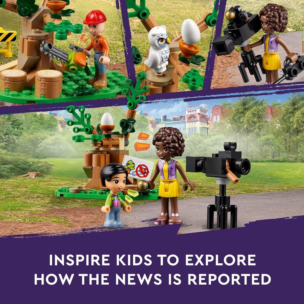LEGO FRIENDS FURGONETA DE LA REDACCIÓN SET DE CONSTRUCCIÓN CON ACCESORIOS DE NOTICIAS Y MINIFIGURAS - 4