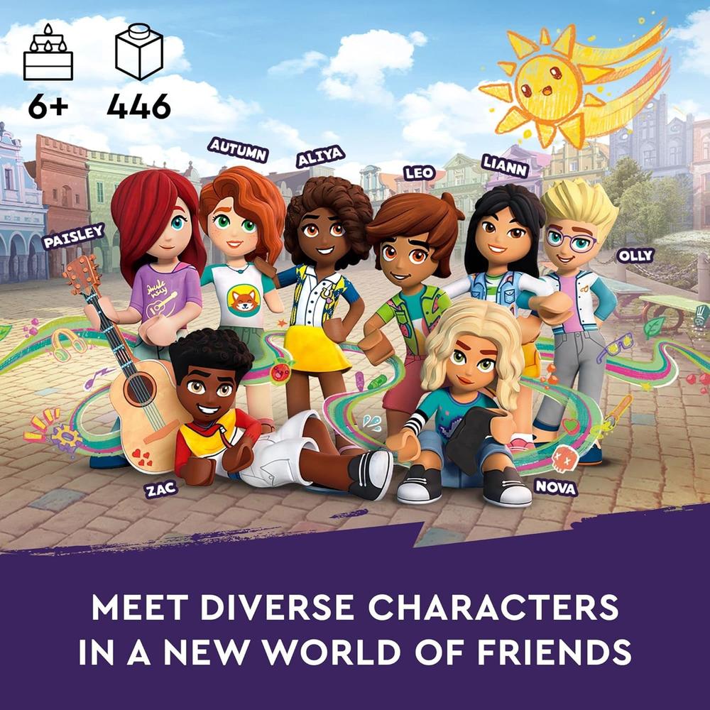 LEGO FRIENDS FURGONETA DE LA REDACCIÓN SET DE CONSTRUCCIÓN CON ACCESORIOS DE NOTICIAS Y MINIFIGURAS - 6