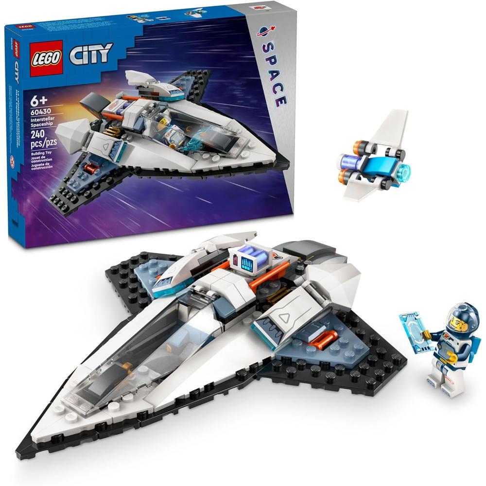 LEGO CITY NAVE ESPACIAL INTERESTELAR CON DRON Y ASTRONAUTA PARA NIÑOS - 1