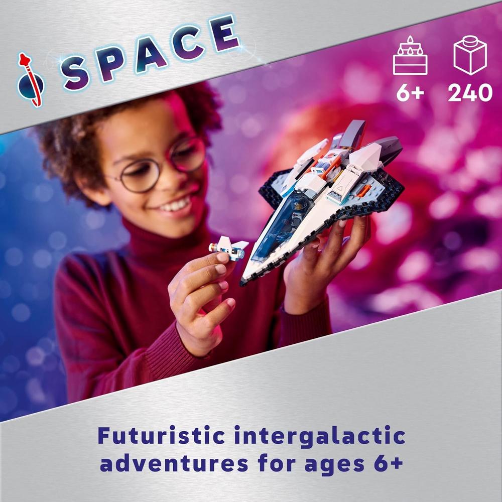 LEGO CITY NAVE ESPACIAL INTERESTELAR CON DRON Y ASTRONAUTA PARA NIÑOS - 2
