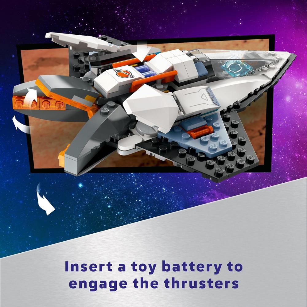 LEGO CITY NAVE ESPACIAL INTERESTELAR CON DRON Y ASTRONAUTA PARA NIÑOS - 4