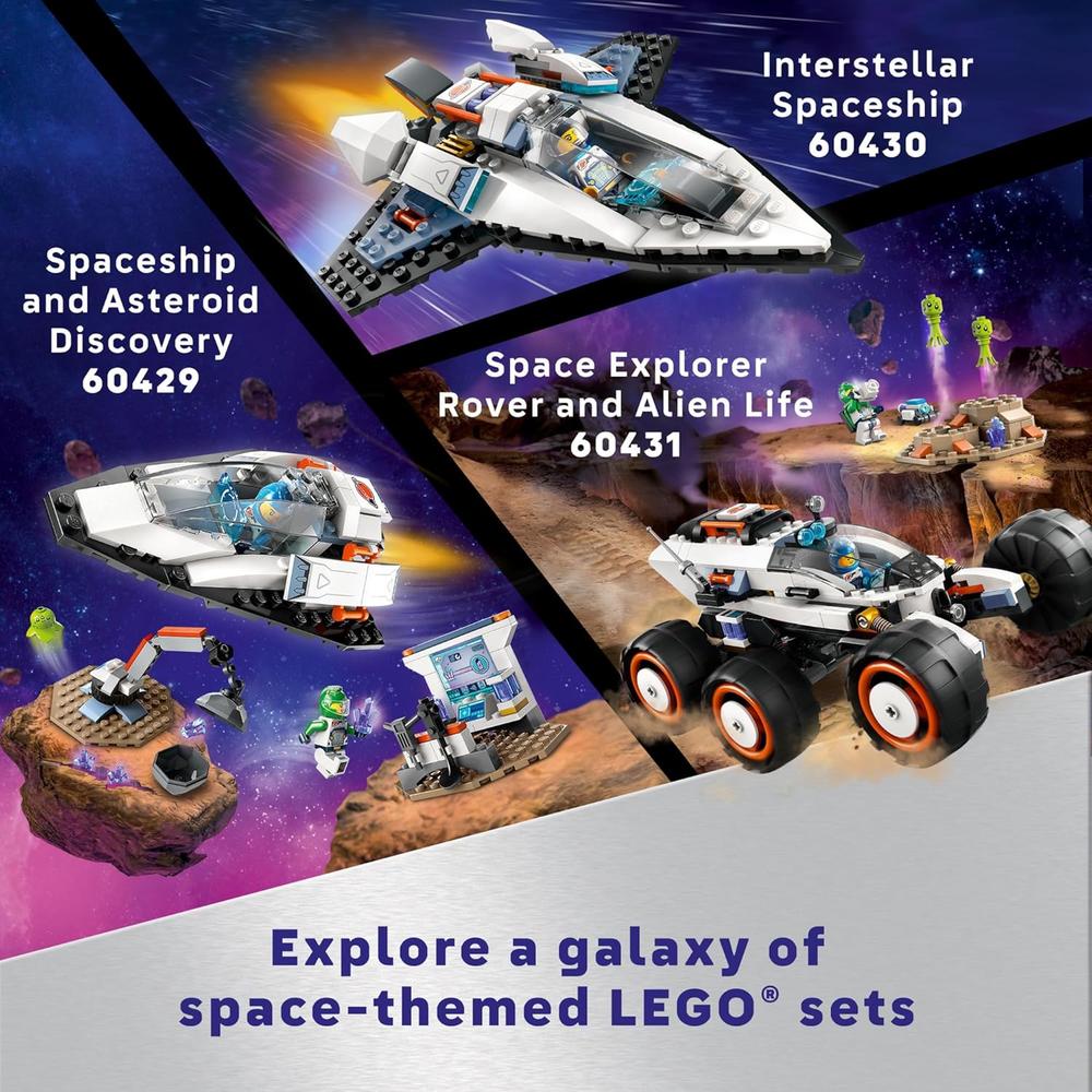 LEGO CITY NAVE ESPACIAL INTERESTELAR CON DRON Y ASTRONAUTA PARA NIÑOS - 6