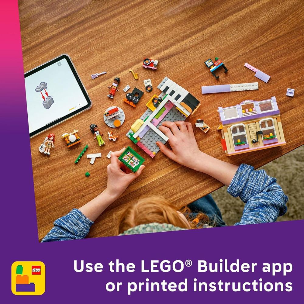 LEGO FRIENDS TIENDA DE MÚSICA Y EDIFICIO, JUEGO INTERACTIVO Y NARRACIÓN - 6