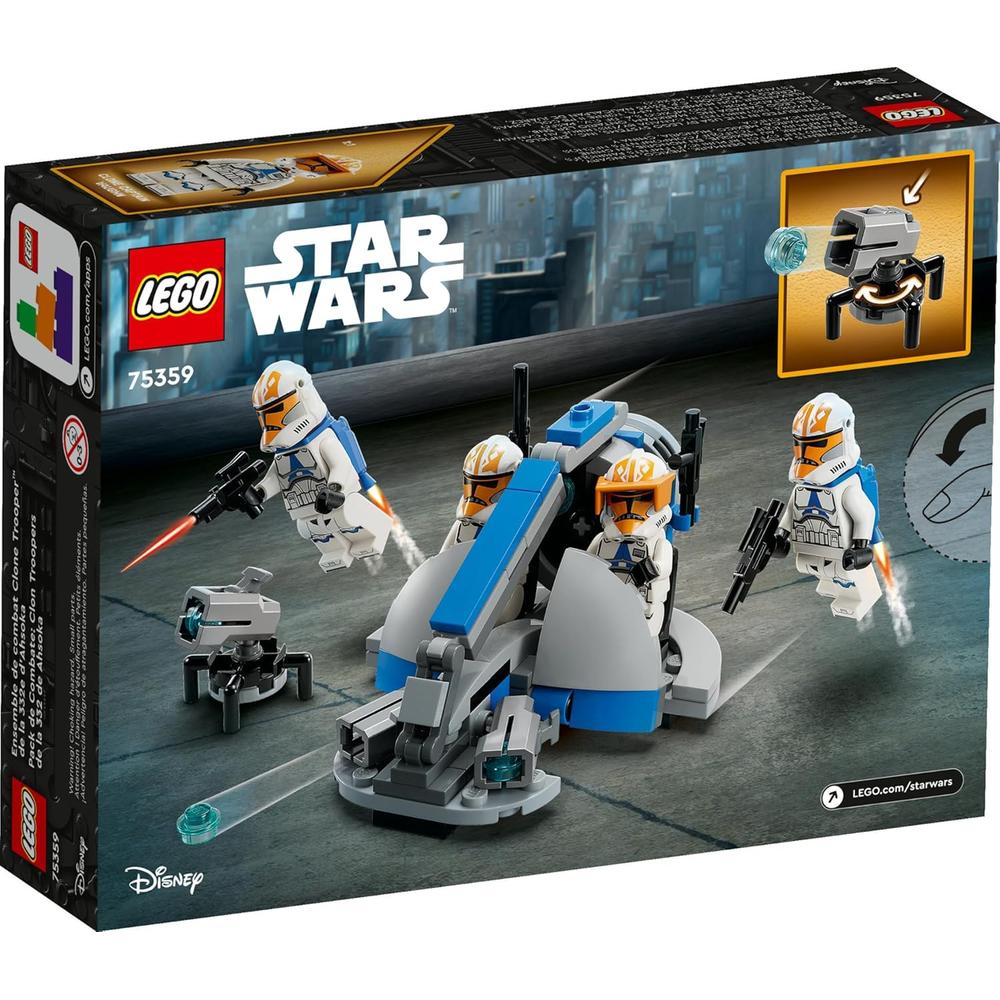 LEGO STAR WARS BATALLÓN DE SOLDADOS CLON DE AHSOKA SET DE CONSTRUCCIÓN CON 4 FIGURAS - 6