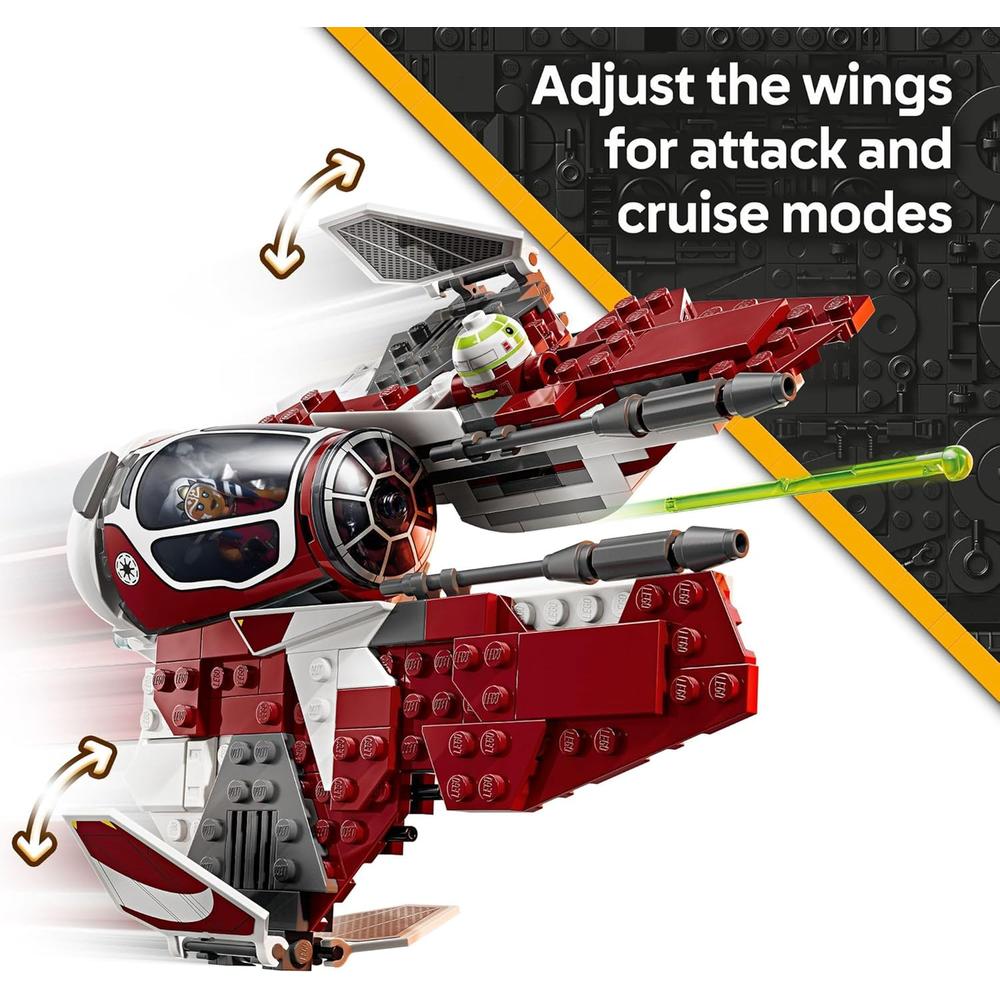 LEGO STAR WARS THE CLONE WARS NAVE INTERCEPTORA JEDI DE AHSOKA, JUGUETE DE CONSTRUCCIÓN - 3