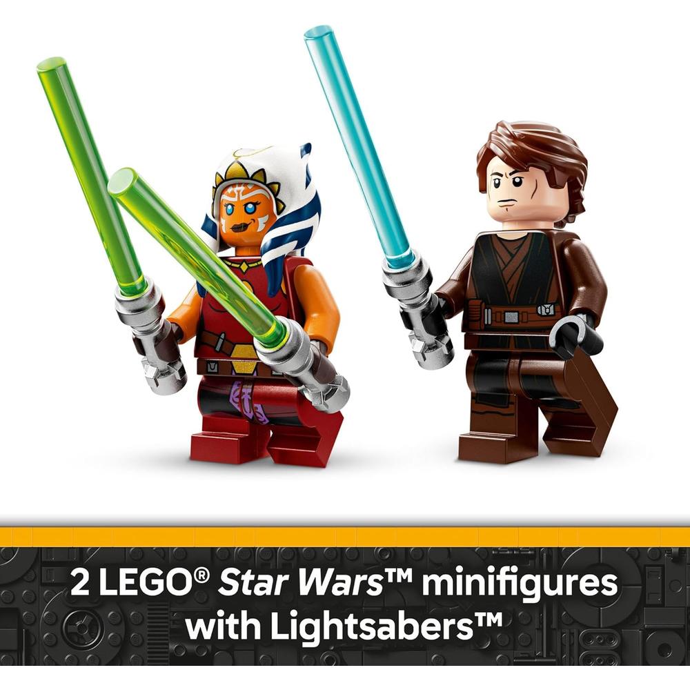 LEGO STAR WARS THE CLONE WARS NAVE INTERCEPTORA JEDI DE AHSOKA, JUGUETE DE CONSTRUCCIÓN - 5