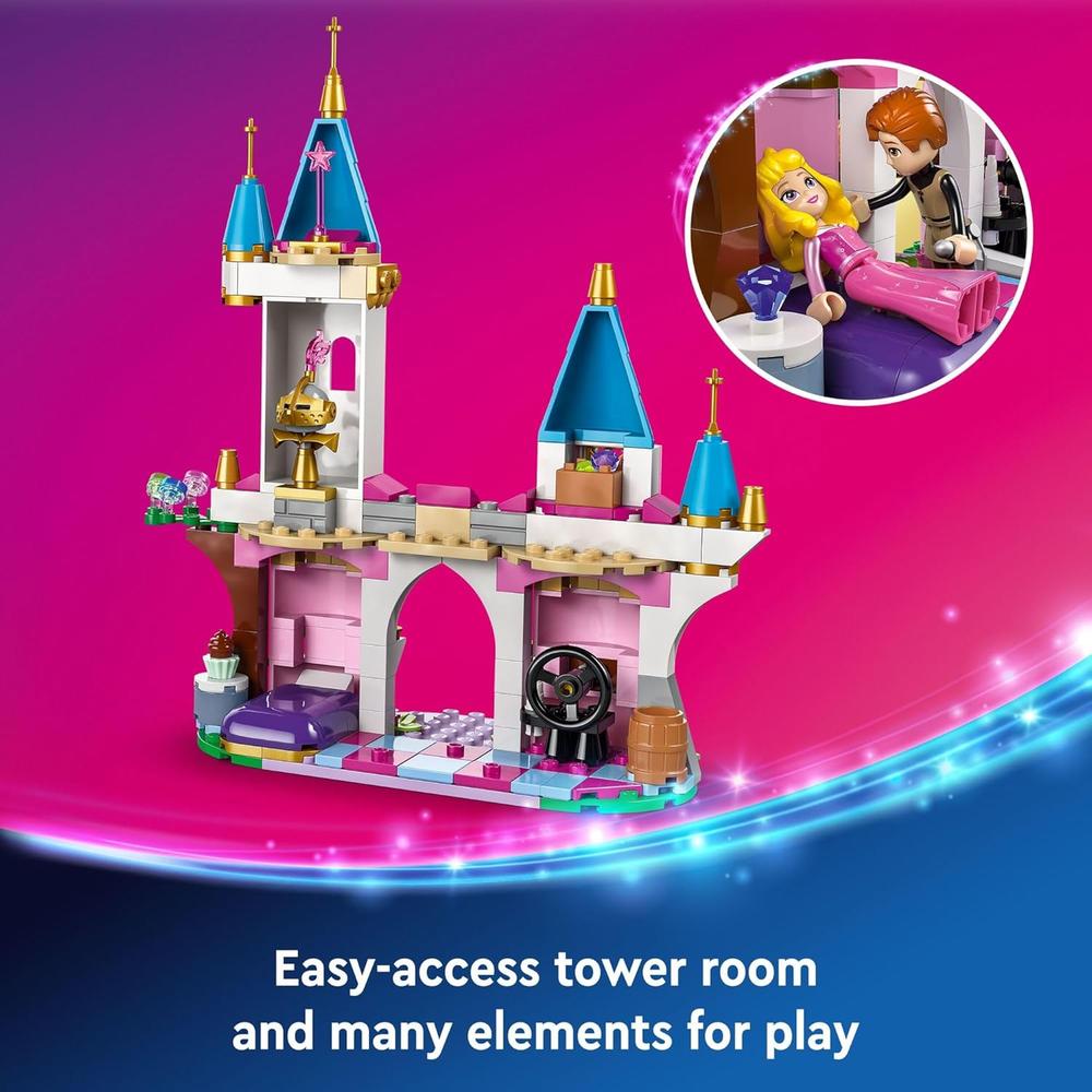 LEGO DISNEY PRINCESS MALÉFICA CON CASTILLO Y FIGURA DE AURORA - 5