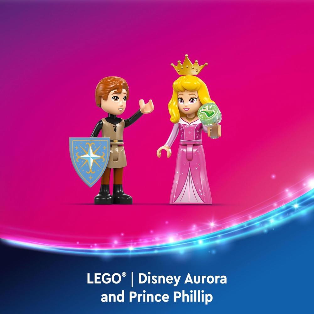 LEGO DISNEY PRINCESS MALÉFICA CON CASTILLO Y FIGURA DE AURORA - 6
