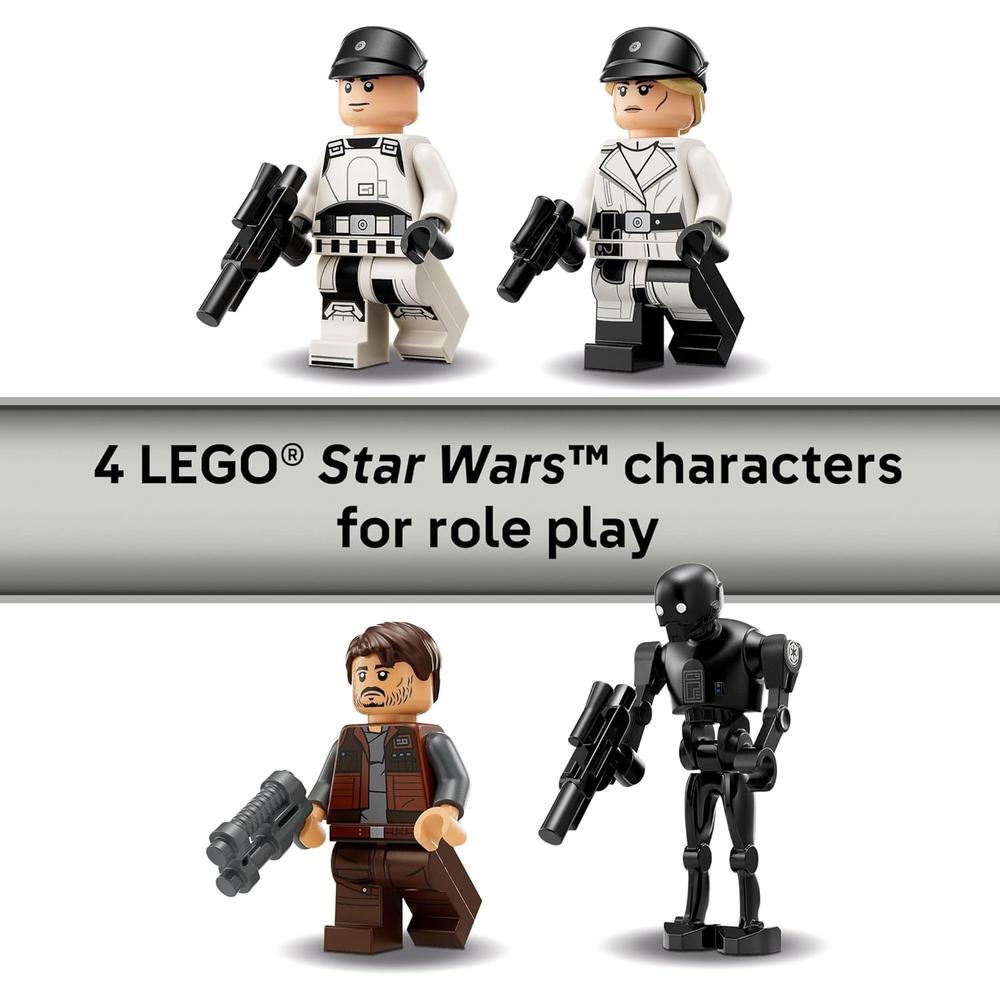 LEGO STAR WARS REBEL U-WING STARFIGHTER, INCLUYE CASSIAN ANDOR Y K-2SO - 4