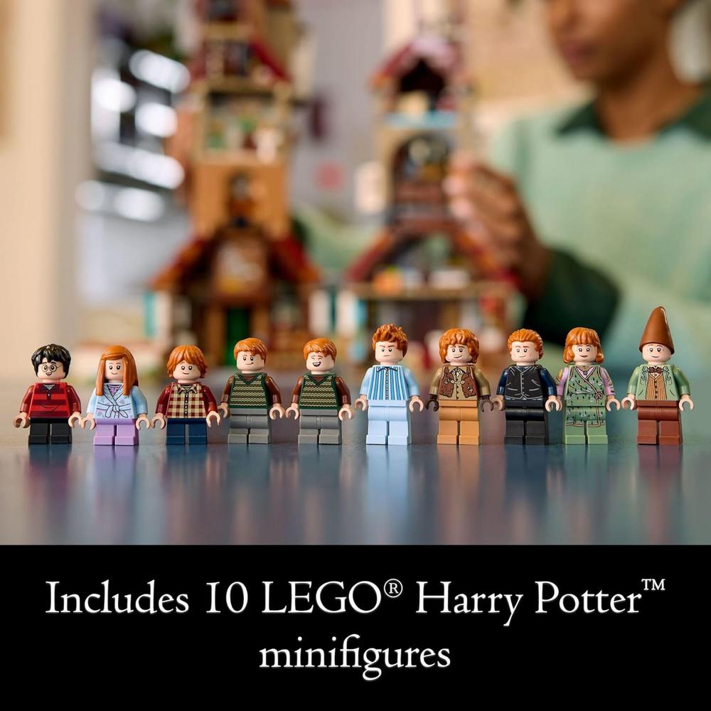 LEGO HARRY POTTER LA MADRIGUERA, SET COLECCIONABLE PARA ADULTOS Y FANS - 5