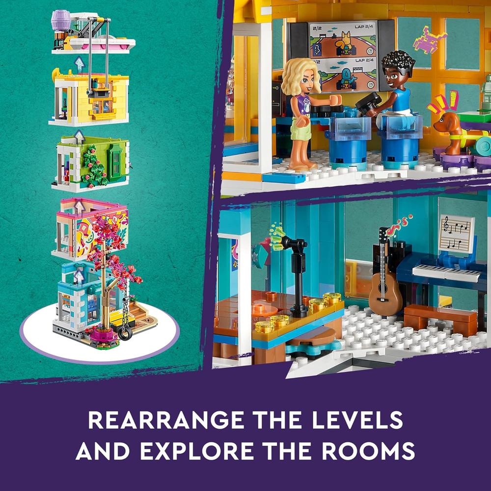 LEGO FRIENDS CENTRO COMUNITARIO DE HEARTLAKE CITY SET DE CONSTRUCCIÓN CON 6 MINIMUÑECAS Y PERRO - 3